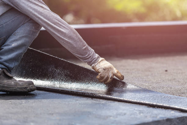 Professional Crawl Space Encapsulation technician working in Hamburg, PA